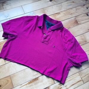Tommy Hilfiger Fuchsia Polo Shirt